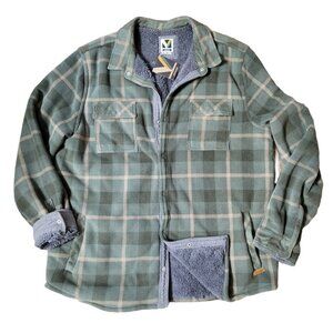 Voyager Men's Fleece Sherpa Lined Jacket Size 2XL